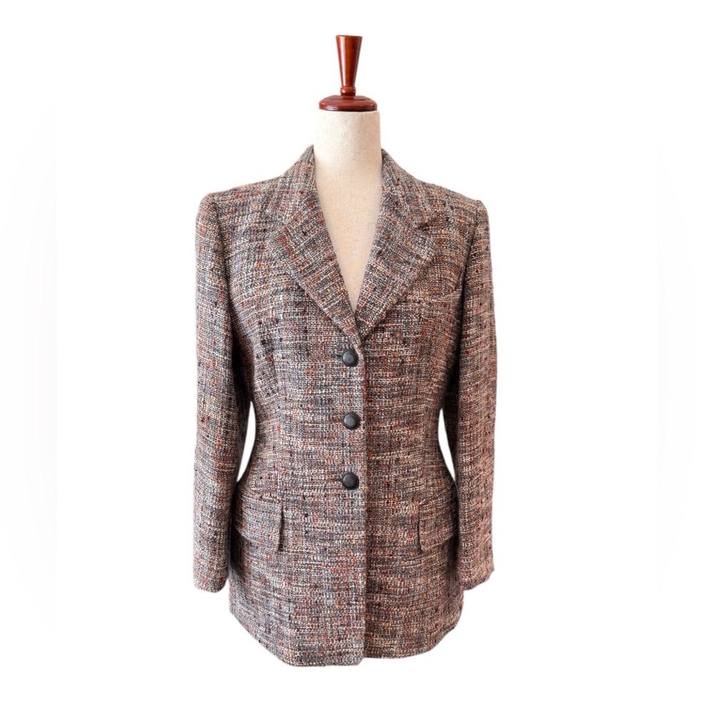 ESCADA  -Elements Women’s  Multi‎ Color Tweed Jacket .